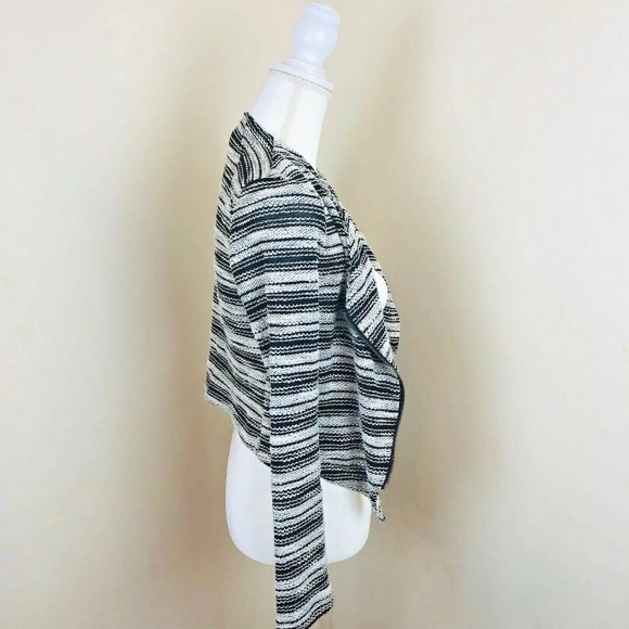 🌹Slub French Terry Asymmetric Zip Jacket XS - Picture 4 of 8